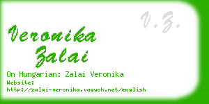 veronika zalai business card